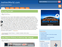 Tablet Screenshot of joshiesworld.com